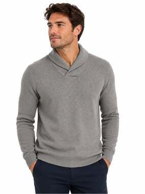 Michael Kors Sweater Medium Grey V-Neck Knit Pullover Long Sleeve Basic Layer